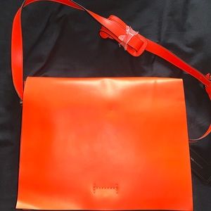 BCBG Max Azria Charlize Orange Bag, NWT